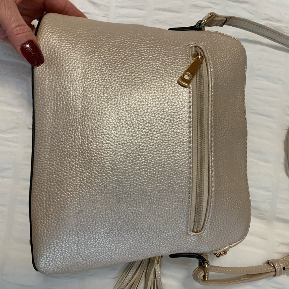 Champagne And Silver Cross Body - Picture 8 of 16
